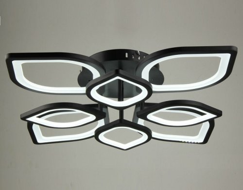 Светильник светодиодный (Люстра) Мелодия Света 4x12W 4x17W 6500K картинка 